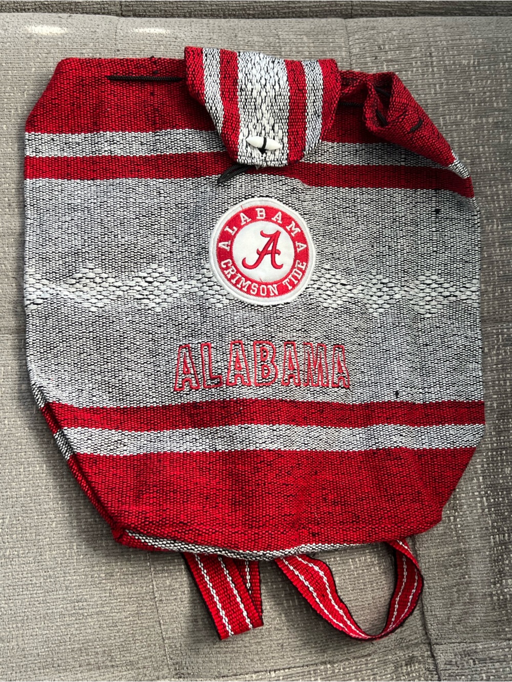 Woven Alabama crimson tide Backpack j20